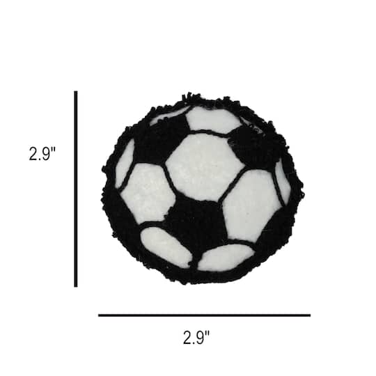 Soccer Ball Filled Patch Embellishment by Celebrate It™